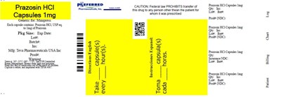 Prazosin HCl Capsules 1mg (Prazosin HCl Capsules 1mg Teva)